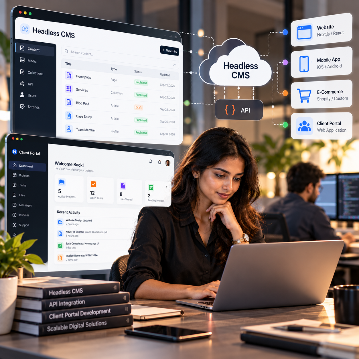 CMS and Client Portal Development